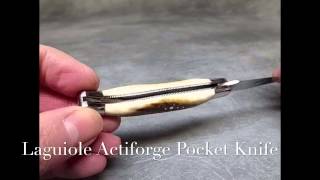 Laguiole Actiforge pocket knife [upl. by Kenimod568]