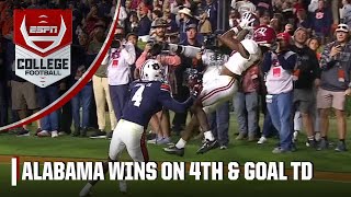 ALABAMA MIRACLE 😮 Isaiah Bond scores gamewinning TD on 4th down  ESPN College Football [upl. by Pooley]