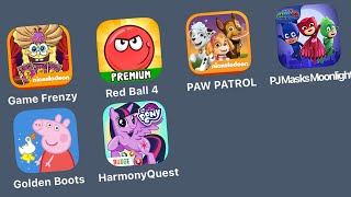 Spongebobs Game FrenzyRed Ball 4PAW Patrol A Day in Adventure BayPJ Masks Moonlight Heroes [upl. by Ennaeerb446]