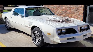 Pontiac Trans Am 1977 WHITE ON WHITE [upl. by Midis]