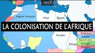 La colonisation de lAfrique  Résumé sur cartes [upl. by Ahsikrats]