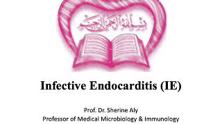 Micro CVS Block Infective Endocarditis 3th grade  profDr sherine Aly [upl. by Zara]