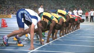 Mens 100m Final  IAAF World Championships Daegu 2011 [upl. by Narcis86]