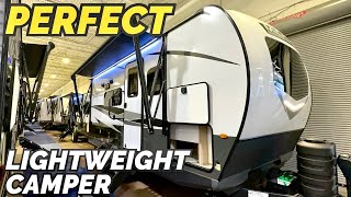 Ideal camper RV for a beginner  2024 Forest River Flagstaff Micro Lite 21DS [upl. by Dnar]