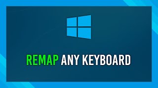 How to remap keys on ANY KEYBOARD  Windows 10  11 [upl. by Kylen556]