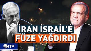 İran İsraile Füze Yağdırıyor  NTV [upl. by Fatsug]