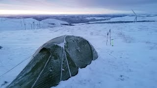 Vango F10 MTN2 Geodesic Tent  2021 Wind Test [upl. by Ethben]