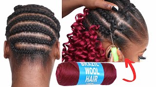 Versatile Curly Crochet Braid Hairstyle To Try Using Wool Hair [upl. by Jamel996]