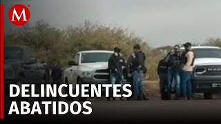 Tras un segundo enfrentamiento en Luis Moya policías de Zacatecas han abatido a cinco delincuentes [upl. by Stephenie331]