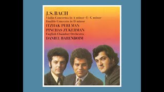 Bach BWV1043 Double Violin Concerto in D Minor  Itzhak Perlman amp Pinchas Zukerman [upl. by Llemrej489]