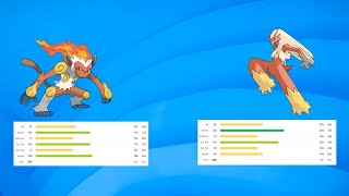 INFERNAPE VS BLAZIKEN ABILITIES AND MOVES [upl. by Zaid]