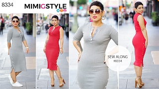 How to Sew a Dress with Simplicity 8334 [upl. by Boni]