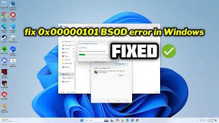 FIXED 0x00000101 BSOD error in Windows [upl. by Nahc293]