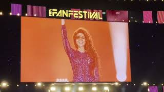 Myriam fares live show at Qatar fan festival ⚽ 2022 [upl. by Mosby]