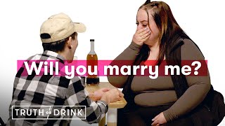 Proposing to My Partner on Truth or Drink  Cut [upl. by Ojela]