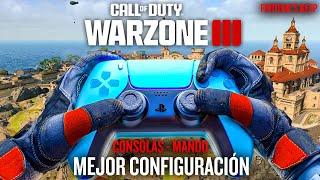 LA MEJOR CONFIGURACION en CONSOLAS para WARZONE 3 MANDO PS4 PS5 XBOX [upl. by Aikemahs]