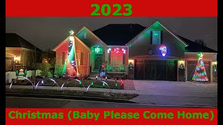 Christmas Baby Please Come Home  Darlene Love Xlights Mockup 2023 [upl. by Ococ]