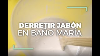 Cómo derretir jabón de glicerina en baño María ✨ [upl. by Ahtera]