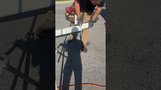 Quick Downspout Installation Gutters photography iphone rain construction diy [upl. by Malti]