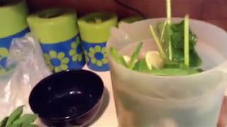 Lemon and mint cucumber water for detox [upl. by Nosam]