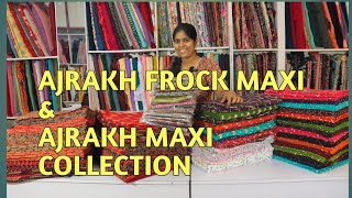 AJRAKH MAXI BIT amp AJRAKH FROCK MAXI [upl. by Anaynek]