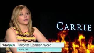 ¡Chloe Grace Moretz es fan de Telemundo Video [upl. by Carpio]