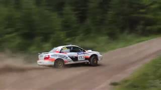 Neste Rally Finland 2017 inc Veiby’s big crash amp close calls [upl. by Rebmetpes]