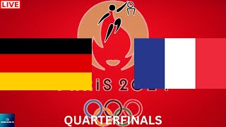 2024 PARIS OLYMPICS GERMANY vs FRANCE WOMENS BASKETBALL QUARTERFINALS LIVE GAME CAST amp CHAT [upl. by Bivins]