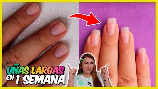 ¿Como CRECER las UÑAS en 1 SEMANA TRUCOS que NO SABÍAS 😱 [upl. by Ayin]