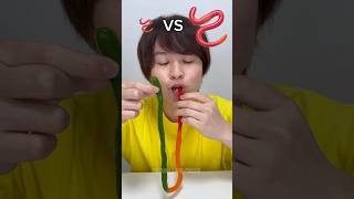 Big Worm Vs Small Worm Eating Challange 🤣shortstrendingytshortshumanitychallengeviral [upl. by Kristel489]