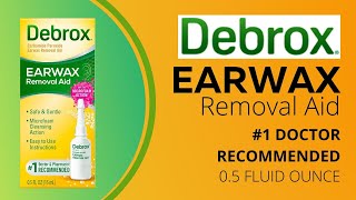 Debrox Earwax Removal Aid  earwax removal drops  earwaxremoval earwax eardrop [upl. by Thor797]