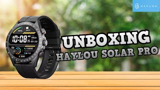 El MEJOR Smartwatch CALIDAD PRECIO 2024  Unboxing Haylou Solar Pro [upl. by Yramliw]