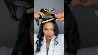 I Tried A Glueless Closure Wig From Isee Hair iseehair gluelesswig closurewig shorts [upl. by Neeneg]