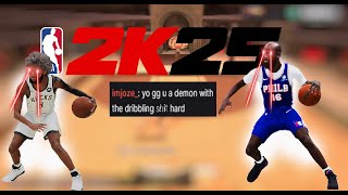 TWO OF THE SMOOTHEST DRIBBLERS TRY TO VIOLATE EACH OTHER NBA 2K25 [upl. by Ahsina114]