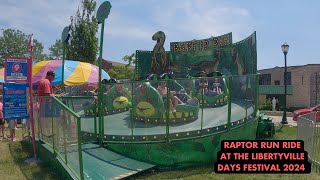 Raptor Run Ride At The Libertyville Days Festival 2024 [upl. by Ellenahc]