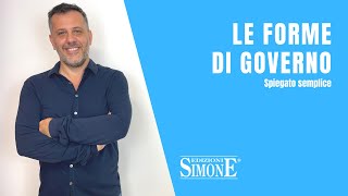 Diritto Costituzionale spiegato semplice Le forme di governo [upl. by Stearns]