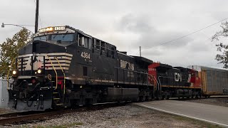 CN M301 East through Hammond LA with NS amp CN Power [upl. by Aurea873]