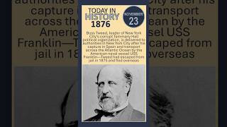 Was BOSS TWEED a Corrupt Politician 🚢  Today in History November 23 [upl. by Hanselka811]