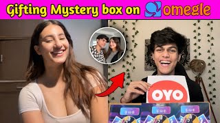 I Gifted Mystry Box TO MY LOVE I FOUND ON OMEGLE 😍  MET IN REAL LIFE [upl. by Hindorff706]