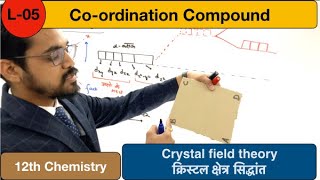 coordination compound  lec 05 Crystal field theory क्रिस्टल क्षेत्र सिद्धांत by ashish sir [upl. by Armillas]