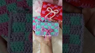 🎀Crochet cute mini WALLET 🎀TUTORIAL crochet [upl. by Annirac]