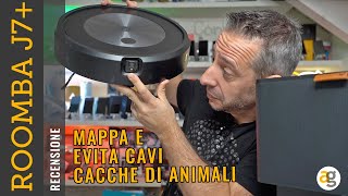 RECENSIONE ROOMBA J7 EVITA CAVI e CACCHE di ANIMALI [upl. by Winfred]