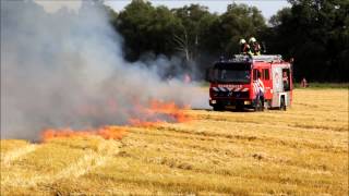 Graanveld in brand Oudemolen [upl. by Addy]