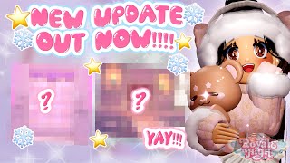 🎄UPDATE OUT NOW✨ THIS ONE IS A LONG ONE  Royale High Glitterfrost [upl. by Archibaldo]