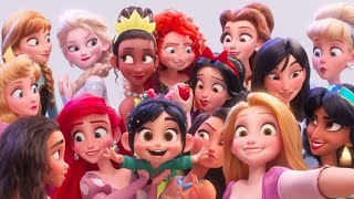 Disney Princess original vs wreck it ralph versionedit [upl. by Daisi]