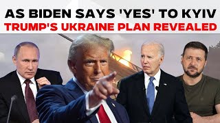 Trump LIVE Donald Trumps Peace Plan Revealed As Biden Allows Ukraine LongRange Strikes On Russia [upl. by Venetis]