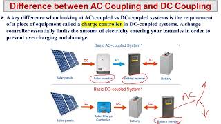 தமிழ் மொழியில் AC vs DC Coupled Solar Systems  DC Coupled vs AC Coupled Battery Systems [upl. by Yeltnerb]