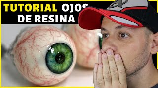 🔴 Como hacer OJOS REALISTAS con RESINA de Poliester o Epoxi [upl. by Ecnerewal172]