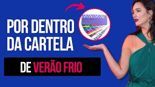 Cartela de cores Verão Frio ou Puro por Duda Accioly [upl. by Norbel]