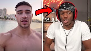 Tommy Fury Claps Back At KSI Knock Out Warning Towards Him [upl. by Aihsakal]